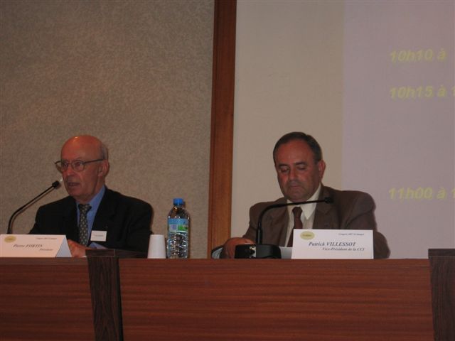 Patrick Villessot de la CCI et Pierre Fortin