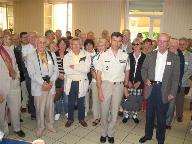 Accueil au Mess du 126me R.I. de Brive