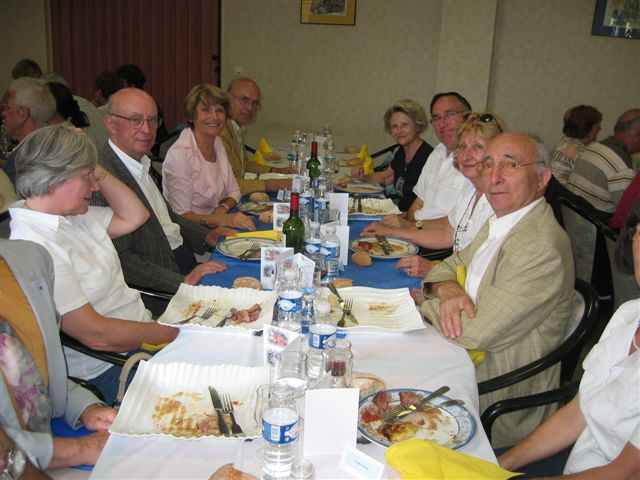 Repas au Mess du 126me R.I. de Brive