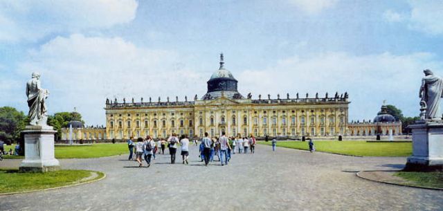 Le nouveau Palais, dans le parc Sans-Souci