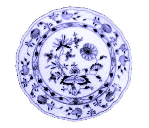 Les oignons bleus de Meissen
