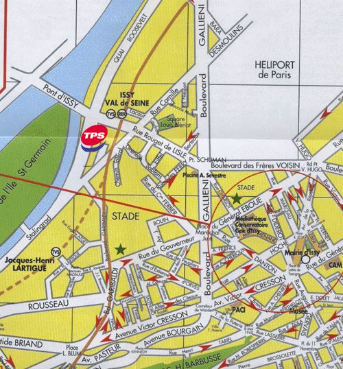 Plan d'acc�s � TPS