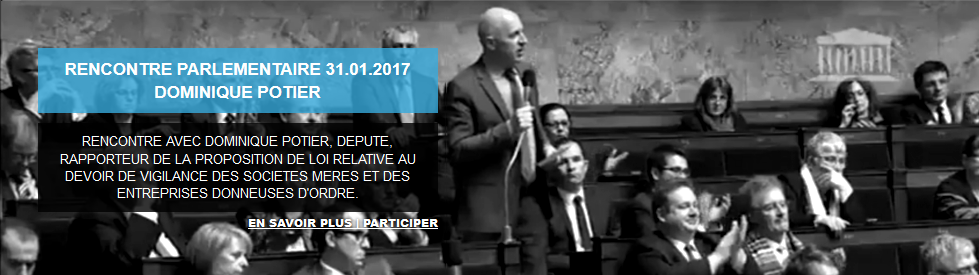 Rencontre parlementaire avec Dominique Potier