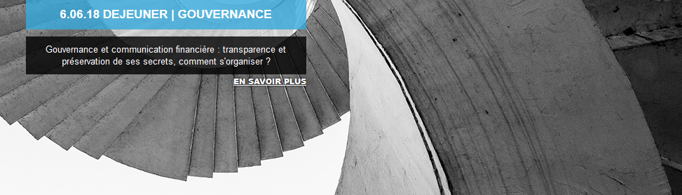 Djeuner, Paris 6/06/18 Gouvernance et secret des affaires