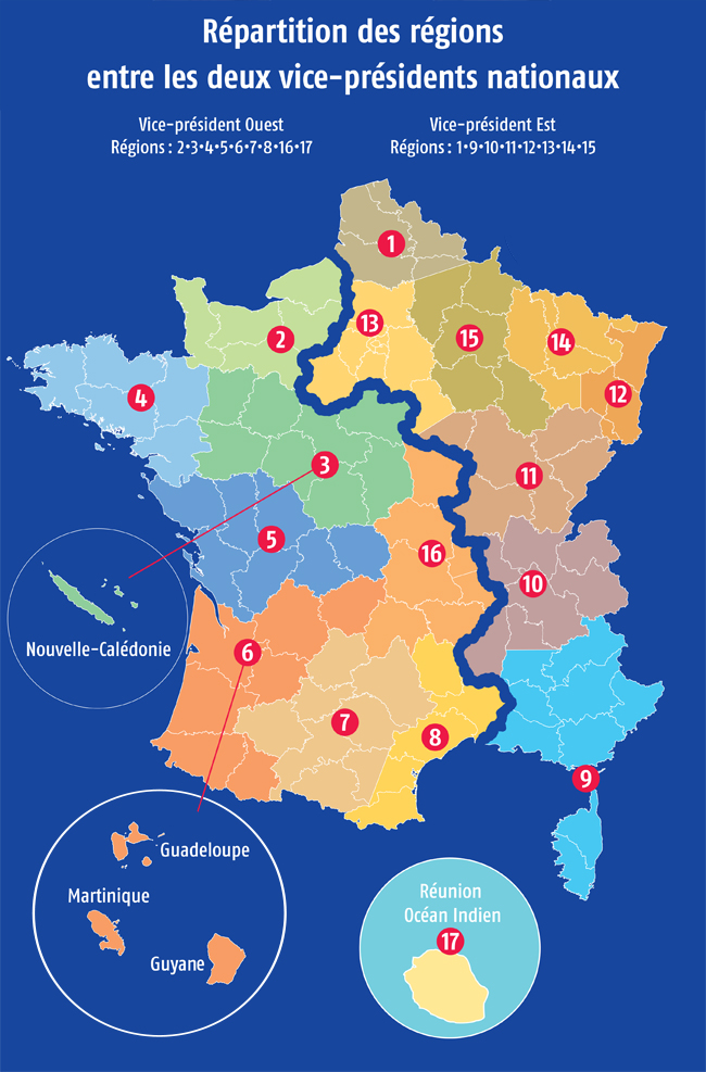 Carte regions